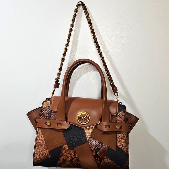 Michael Kors Brown and Tan Women's Bag - Picture 10 of 16